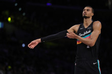 Victor Wembanyama lors du match des Spurs face aux Lakers, le 10 février 2026