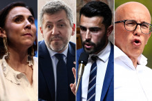 Laure Lavalette, candidate aux municipales à Toulon, Franck Allisio à Marseille, Bruno Clavet à Lens et Éric Ciotti à Nice