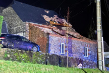 Des toitures arrachées à Cousolre (Nord), lundi 16 février 2026