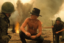 Robert Duvall dans le rôle du lieutenant-colonel  Bill Kilgore, dans "Apocalypse Now" de Fred Coppola (1979)