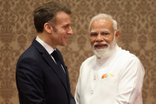 Emmanuel Macron et Narendra Modi le 17 février 2026