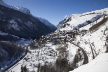 Le village de La Grave dans les Hautes-Alpes