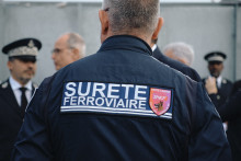 Un agent de sûreté ferroviaire de la SNCF (image d'illustration).