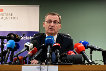 Thierry Dran, procureur de Lyon, lors d'un point presse à propos de la mort de Quentin Deranque