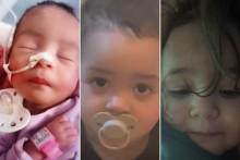 Dalia, Nael et Eline, les trois enfants enlevés