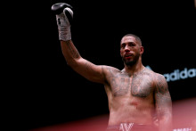 Tony Yoka après sa victoire face à Arslan Yallyev.