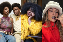Yseult (au centre) a dénoncé le racisme dans l'industrie musicale sur TikTok, la chanteuse a reçu le soutien d'Ebony et Franck Lenar (à gauche), ainsi que de Djebril Slatni (à droite)