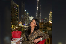 Maeva Gennham, à Dubaï