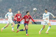 Le match de Ligue 1 entre le LOSC Lille et l'Olympique de Marseille (OM) au stade Pierre-Mauroy, à Villeneuve-d'Ascq, le 5 décembre 2025.