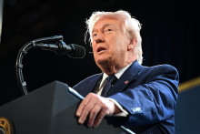 Donald Trump, en Floride aux États-Unis, le 9 mars 2026