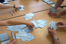 Un bureau de vote (illustration)