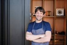 Le chef danois René Redzepi, photographié le 31 mai 2021 à Copenhague au Danemark.
