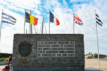 Le mémorial de l'Operation Dynamo sur la digue des Alliés