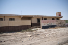 ue d'une rue du quartier de Sinjar, à Mossoul, en Irak, où vivent des Yézidis