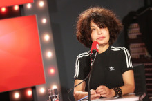 Isabelle Mergault dans "Les Grosses Têtes".