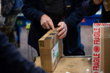 Un colis de livraison (illustration)