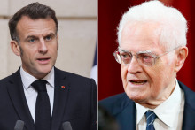Emmanuel Macron et Lionel Jospin.