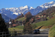 Une autoroute en Suisse. (Illustration)