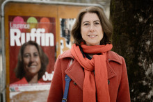 Laurence Ruffin, candidate à la mairie de Grenoble, le 15 mars 2026