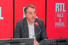 Jérôme Fourquet, politologue et directeur du département Opinion de l'institut de sondage Ifop, face à Fogiel le 25 mars 2026.