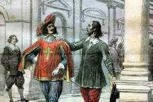 Une gravue illustrant "Vingt ans après" la suite des "Trois Mousquetaires"