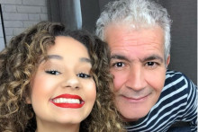 Lena Situations et son père Karim Mahfouf sur Instagram.