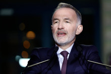 Emmanuel Grégoire à Paris, le 22 mars 2026