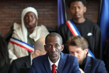 Bally Bagayoko, le maire LFI de Saint-Denis, le 21 mars 2026