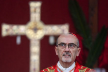 Le patriarche Pierbattista Pizzaballa, photographié le 28 mars 2026 à Jérusalem.
