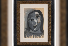 Le tableau de Picasso intitulé "Tête de femme" est à gagner dans une grande loterie organisée par la Fondation Recherche Alzheimer