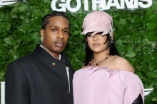 ASAP Rocky et Rihanna assistent à la cérémonie des Gotham Awards au Cipriani Wall Street, le 1er décembre 2025, à New York.