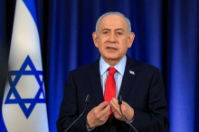 Le Premier ministre israélien Benjamin Netanyahu s'exprime lors d'une conférence de presse à Jérusalem le 19 mars 2026.