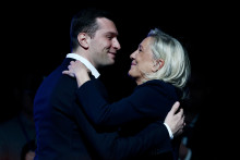 Jordan Bardella et Marine Le Pen à Châlons-en-Champagne, le 18 mars 2026