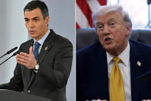 Pedro Sanchez et Donald Trump