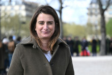 Marine Tondelier, à Paris le 26 mars 2026