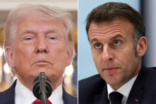 Donald Trump et Emmanuel Macron