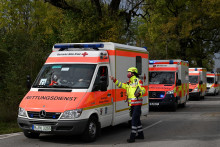 Une ambulance en octobre 2022 à Munich, en Allemagne (image d'illustration).