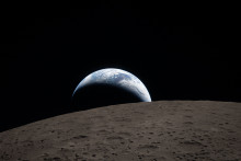 La Nasa a publié la photo d'un coucher de Terre prise par les astronautes d'Artémis le 7 avril 2026
