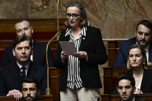 L'élue RN Anne Sicard à l'Assemblée nationale en 2025