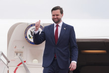 Le vice-président américain JD Vance arrivant au Pakistan le 11 avril 2026, pour les négociations avec l'Iran.