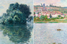"Les Îles de Port-Villez" (1883) et "Vétheuil, effet du matin" (1901), tableaux de Claude Monet mis aux enchères