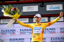 Paul Seixas sur le Tour du Pays basque, le 10 avril 2026