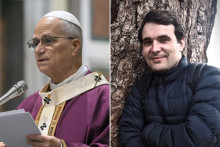 Le pape Léon XIV et le journaliste français Christophe Gleizes, détenu en Algérie.