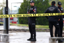 Des policiers turcs à Ankara, en 2023 (image d'illustration).