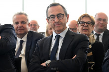 Bruno Retailleau à un séminaire des sénateurs LR à Nancy, le 17 avril 2026