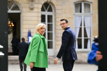 Marine Le Pen et Jordan Bardella à Matignon le 11 mars 2026.
