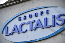 Le logo de l'entreprise Lactalis. (Illustration)