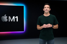 John Ternus, le nouveau PDG d'Apple le 18 octobre 2021.