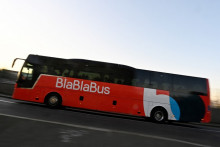 Un autocar de la société BlablaCar Bus à Rennes, le 6 janvier 2019.