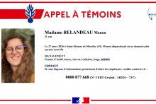 L'appel à témoins concernant Manon, disparue le 27 mars dernier en Loire-Atlantique.